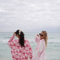 Gemma Quilted Patchwork Sweatshirt (shorts sold separately)