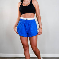 Double Up Shorts - Royal Blue