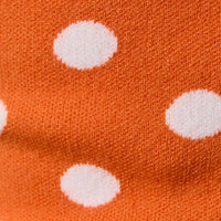 GameDay V-NECK HALTER POLKA DOT KNIT SWEATER TOP