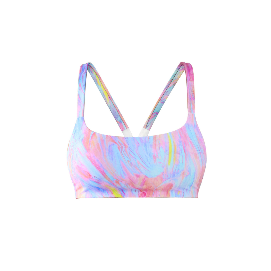 Rainbow Swirl Sports Bra