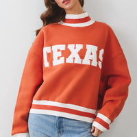 Texas Cropped Sweatshirt