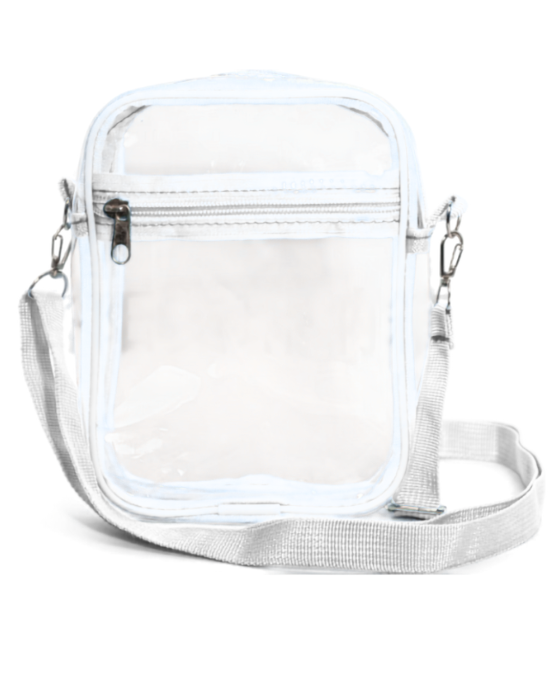Game Day Clear Zipper Closure Shoulder Cross Body Bag