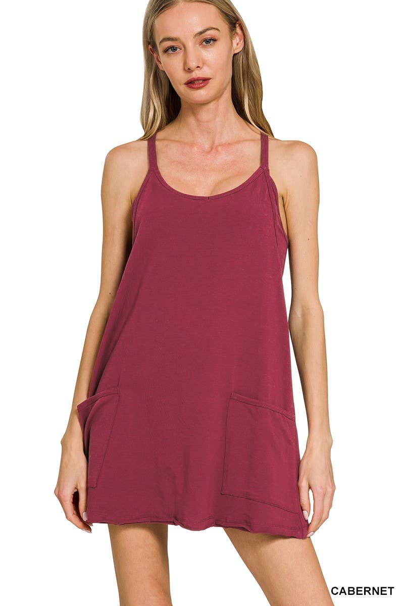 Mini Dress With Built-in Romper Liner