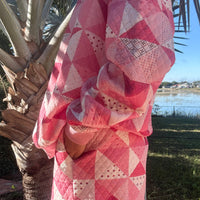 Gemma Patchwork Quilted Shorts (sweatshirt sold separately)