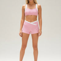Pink Gingham Active Set