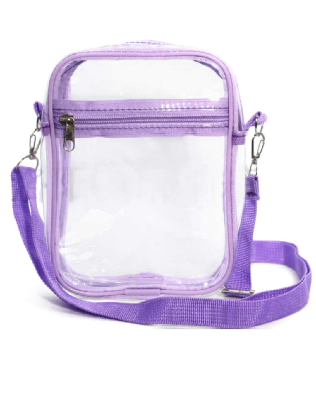 Game Day Clear Zipper Closure Shoulder Cross Body Bag