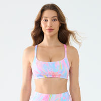 Rainbow Swirl Sports Bra